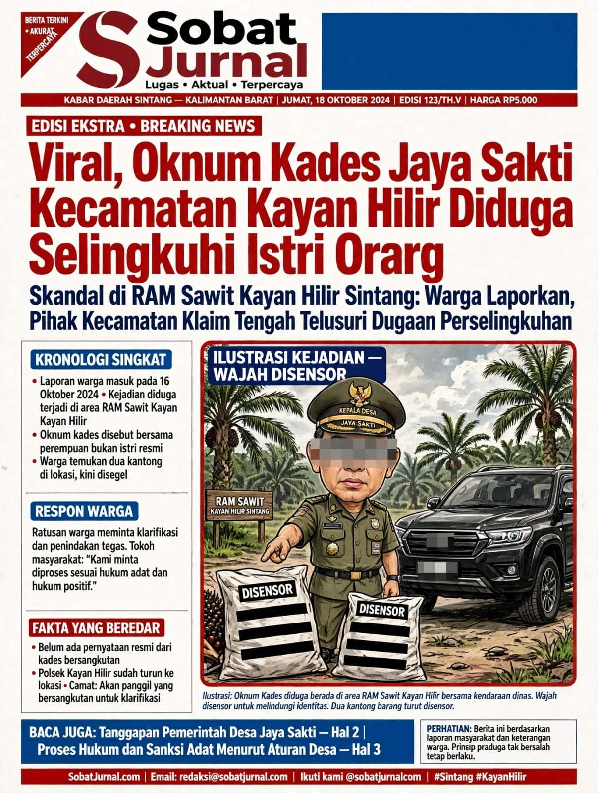 Viral!! Oknum Kades Jaya Sakti Diduga Selingkuhi Istri Orang, Laporan Ke Bupati Segera Dilakukan